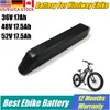 Reention Kirin Ebike Bataryası 48V 17.5Ah Himiway Ebike Piles Electric City Bisiklet Tarafı Sürümü 36V 52V 500W 750W 1000W