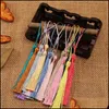 Charms 130 mm h￤ngande rep Silk Tassel Fring f￶r DIY Key Chain Earring Hooks Pendant Jewelry Making Finding Supplies Tillbeh￶r 202 DHQFM