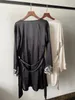Женский атласный кружевной шелковый пижамный костюм на бретелях с вышивкой для сна, домашнее платье, комплект из двух предметов, LP LA PERLA