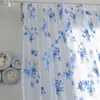 Curtain 1x2M Sweet Sheer Tap Top Window Living Room Drapes Floral Curtains Panel AB