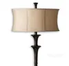 Lampade da tavolo olio pino nero classico lampada da pavimento americano soggiorno camera da letto