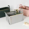 Storage Boxes Portable Suitcase Makeup Organizer Display Corner Jewelry Nail Polish Bag Skincare Coffret Home OA50MO