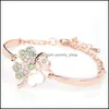 Очарование браслетов Crystal Bangle Buff Letter Love Diamond Inspiration Diwelry