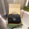 Designer de luxo novo estilo marmont sacos de ombro mulheres ggs corrente de ouro cruz corpo pu bolsas de couro bolsa feminina mensageiro louise bolsa vutton crossbody viuton saco