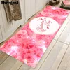 Подушка /декоративные 3D розовые дверные дверные коврики с цветочным рисунком Приветственные коврики Микрофибрь анти-скользкий швейцар