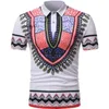 Polo da uomo Summer Fashion T-shirt manica corta stampata africana Casual Top Abbigliamento uomo