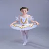 Stage use balé profissional romântico Tutu White Swan Lake Girl and Women Ballerina Party Dance Fantases Balledress