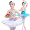 Abbigliamento da palcoscenico Abbigliamento da ballo per bambini Spettacolo per bambini Bretelle per ragazze Balletto Piccolo cigno Tutu Pet