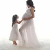 Casual Dresses Women Maternity Dress for Poshoot Plus Size Halter ärmlös POGRAPHY BEGNYCKLÄGGNING