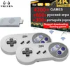 Oyun Denetleyicileri Joysticks Vilcorn 16-bit Mini Everdrive Kablosuz Dendy Retro TV Oyun Konsolu Süper Snes Nes Oyun Çubuğu Konsolu 4K SFC DRIVE 230206