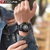 Armbanduhren Ankunftsuhr Herren LED Digital Outdoor Multifunktions Wasserdichte Sportuhren Hombre 8125