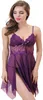 Set di lingerie sexy signore open prospettiva garza notturno biancheria intima sexy