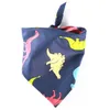 Hondenkleding Pet Bandanas Cartoon Dinosaurcotton Wasbare sjaal SCARF BOEKKRAAK VIERDIGE BIB VOOR PUPPIES KITTENS