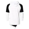 Sweats à capuche pour hommes Casual Noir Blanc Sweatshirts Sportswear Pull Hip Hop Polaire Skateboard Hommes / Femme