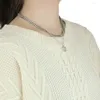 Choker Meerlagige dikke ketting voor meisjes Vrouwen roestvrij staal Cross Pendant keten sieraden Chocklier NC199