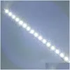 LED BAR LIGHT SUBER BRIGHT Hard Rigid Light DC12V 100CM 72 SMD 7020 Aluminium Aluminy Strip for Gabinet/Jewelry Display Dropen