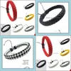 Bracelets de charme couro para feminino Moda Suriliza bracelete punheira pulseira de pulseira YzedIbleshop J￳ias de entrega DHCQO