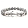 Bedelarmbanden stenen armband anker cz kralen luipaard kop zirkon carshop2006 drop levering sieraden dhksz