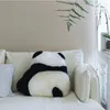 Almohada corta felpa Flurry Panda Kawaii espalda antideslizante S sofá sala de estar decoración del hogar regalo de Navidad creativo