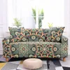 Pokrywa krzesła Mandala Bohemian Sofa Cover przekrojowa slipcover SEater Couch Elastyczne stretch fotela do salonu funda