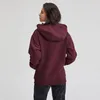 Gymkläder NWT 2023 Woman Sport Fleece Outdoor Fitness Workout Hoodie Women Warm Hipss Athletic Running Trainning Sweatshirt