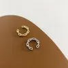 Backs Earrings Elegant Cute Metal Chain Gold Silver Color Small C Clip For Women Korean Japanese Charms Ear Jewelry 2023