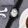 38 mm małe trzy igły kwarc skórzane męskie zegarki moda 8 kolorów mężczyzn sukienka projektant Watch Whatle Men's Gifts W308I