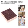 Cadeau Wrap Timbres Semaine Timbre Caoutchouc DIY Décoratif Scrapbook Faire Diarywood Lettre En Bois Scrapbooking Suppliesalbum Setstamper Die Cuts