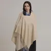 Scarves 2023 Winter Cashmere Women Scarf Female Luxury Lady Tassel Bandana Shawl Wraps Foulard