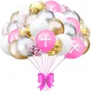 Party Decoration 18/30 stcs Easter Cross Latex Ballon metaal Gold Confetti Silver voor christelijke vakantieviering