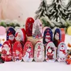 Geschenkwikkel Cartoon Santa Claus Candy Tin Box Iron Storage Can Kerst Kerst koekjar Kids Zoets