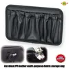 Auto -organisator pu lederen stoel zijkant opbergzak auto accessoires universele organizer telefoon pen sleutel styling deur stick plak plakken houder