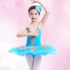 Stage Wear Journée des enfants Performance Vêtements de danse Filles Bretelles Ballet Little Swan Tutu Pet
