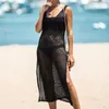Sukienki swobodne szydełka kobieta lato 2023 mini -sukienka z krótkim rękawem nadruk tunikę kobiecą odzież plaża elegancki ślub Q902