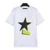 Роскошная дизайнерская футболка Модный бренд Palms Летняя звезда с буквенным принтом Повседневная мужская и женская одежда Футболка с коротким рукавом Angels