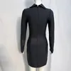 Rosa quente preto feminino vestidos de verão festa noite sexy oco rendas ig influenciador popular mnini vestido sa0520