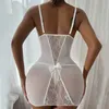 Sexy Set Bodysuit For Woman Open Bra Crotchless Underwear Lingerie Lace Lenceria Erotic Mujer Sexi Costumes Y2302