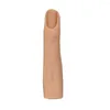 Falska naglar Nagel Silikon Practice Finger Model Tool With Foges Bendable Fake DIY FÖR TRÄNING ACSESORY DISPLAY Tools