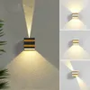 Lampa ścienna 6 W LED LED Hal Wodoodporna Wodoodporna Wodoodporna Wodoodporna IP65 Garan Garden Sypialnia Dekoracja łóżka Oświetlenie AC85-265V