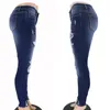 V￥ren rippade jeans kvinnor slim f￶tter byxor tiggare kvinnors jeans 9021