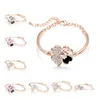 Очарование браслетов Crystal Bangle Buff Letter Love Diamond Inspiration Diwelry