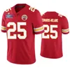 Kansas''City''Chiefs''men＃15 Patrick Mahomes 87 Travis Kelce 9 Juju Smith-Schuster 10 Isaih Pacheco Women Super Bowl LVII RED LIMITED JERSEY