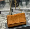 Łańcuchowa Torebka Yslbag Flap Flip Luksusowy projektant torba Kate Clas 43 IC torebka Paris Brand Tassel Siant Lourent ramię Women's Trendy NZID