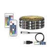 Strisce Led 5050 Dc 5V Usb Rgb Striscia 30Led/M Nastro impermeabile flessibile leggero 1M 2M 4M 5M Telecomando per luci di consegna di goccia di sfondo TV Dhun6