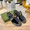 Slippers Designer Double G Thong Flip Flop Brand Slides Est Men Women Shoes Summer Beach Indoor Outdoor Flat Classic Sandalxd3