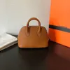 Mini Bolide 1923 Sacs à bandoulière Evercolor Cuir de vachette Matériel argenté Lady Top Handle Bowling Sac à bandoulière 9 couleurs avec sangles/Sac à poussière/cheval/soie