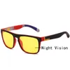 Sonnenbrille Nachtsicht Brille Männer Frauen polarisierte gelbe Linsen Anti-Blend-Goggle Fahren Sie die Sonne UV400 Brillen 191