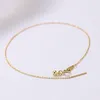 Fußkettchen Frauen Gold Farbe Link Kette Edelstahl Fuß Für Schmuck Bein Knöchel Ketten Drop