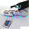 شرائط LED 5V USB شريط الضوء 1M 2M 4M 5M أبيض دافئ / RGB 2835 تلفزيون خلفية الإضاءة ديكورشيون الأضواء الجنية إسقاط تسليم العطلة dhzfy