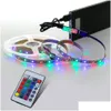 Tiras de LED 5V Luz de tira USB 1m 2m 4m 5m Warm White / RGB 2835 TV Luz de fundo Decora￧￣o de Decora￧￣o Droga Droga Droga De f￩rias